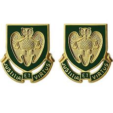 Military Police School Unit Crest (Justitia Et Virtus)